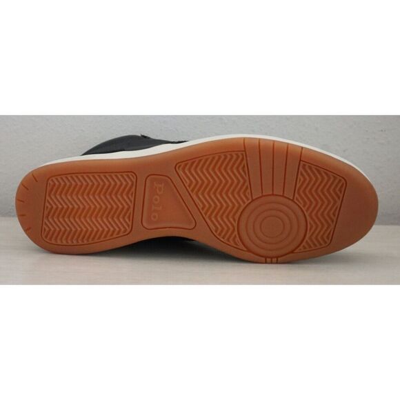 Polo Ralph Lauren Men's Sz 10 Black Waterproof Leather-Suede Sneaker Boot - Picture 3 of 13